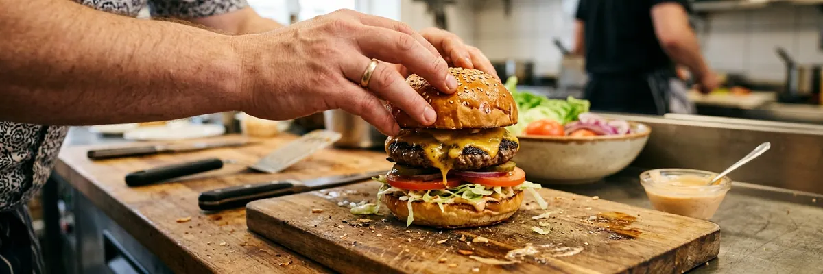 Straßenansicht Burger City
