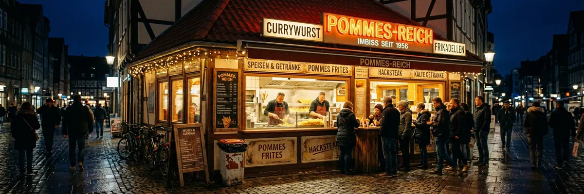 Straßenansicht Fischimbiss