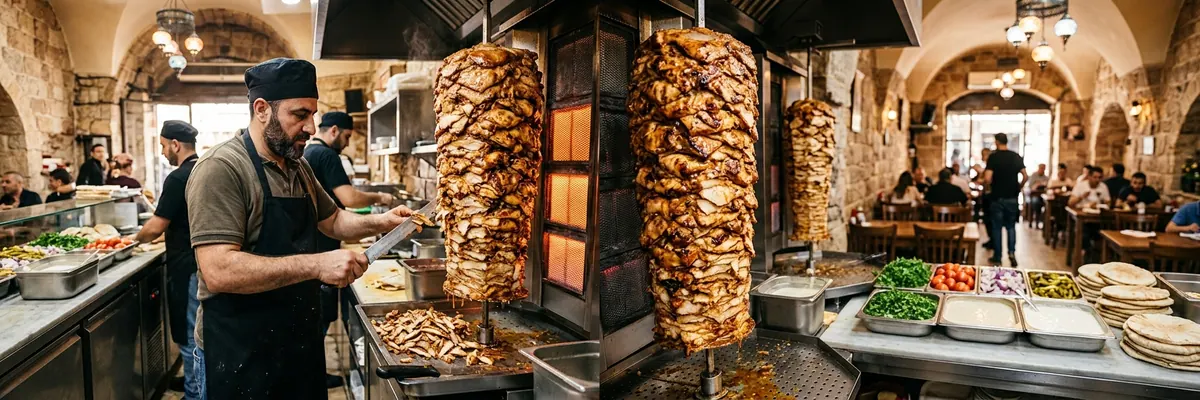 Straßenansicht Falafel Jakoub